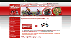 Desktop Screenshot of cykloprivesy.com